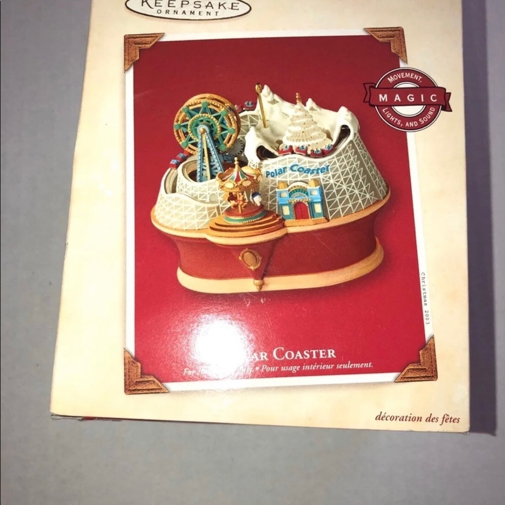 2003 Hallmark Keepsake Polar Coaster Ornament NIB